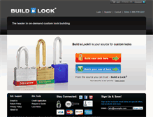 Tablet Screenshot of buildalock.com